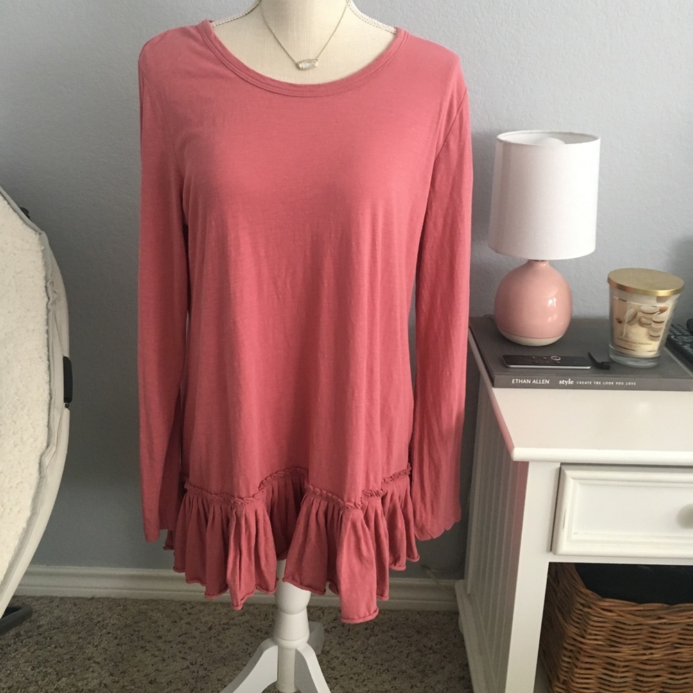 Logo by Lori Goldstein Ruffle Tunic - Picture 6 of 10